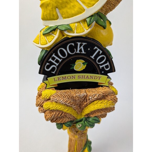 Shock Top Lemon Shandy Beer Tap Handle 3D Lemon Sunglasses Design Keg - Picture 9 of 16